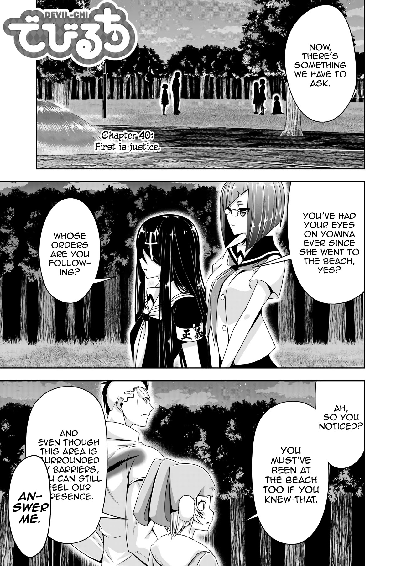 Devilchi Chapter 40 page 1 - Chapter 40: First Is Justice