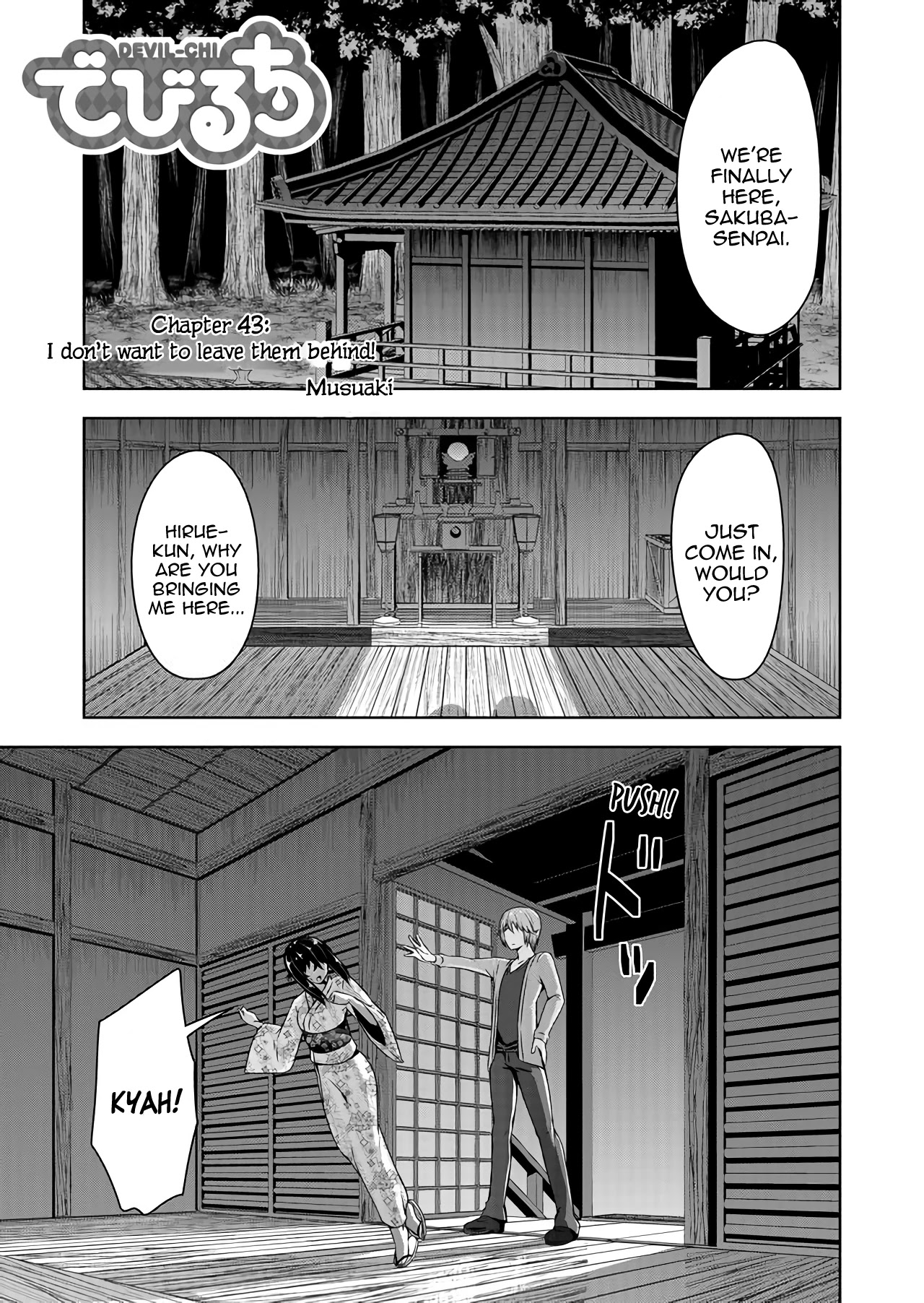 Devilchi Chapter 43 page 1 - Chapter 43: I don't want to leave them behind!