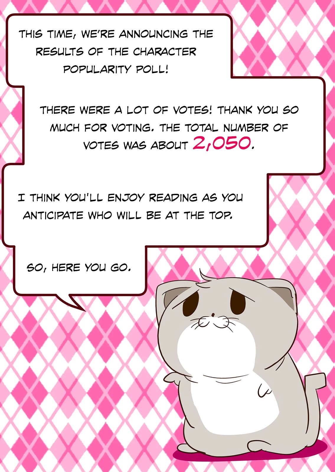 Devilchi Chapter 53.1 page 2 - Chapter 53.1: Character Popularity Poll
