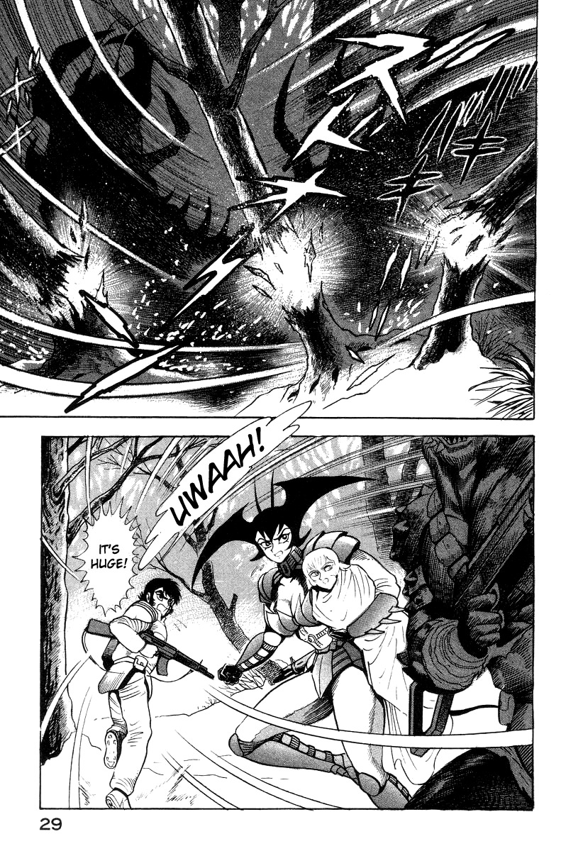 Devilman Lady Chapter 14 page 35 - Chapter 14: Battle in the Snow (2)