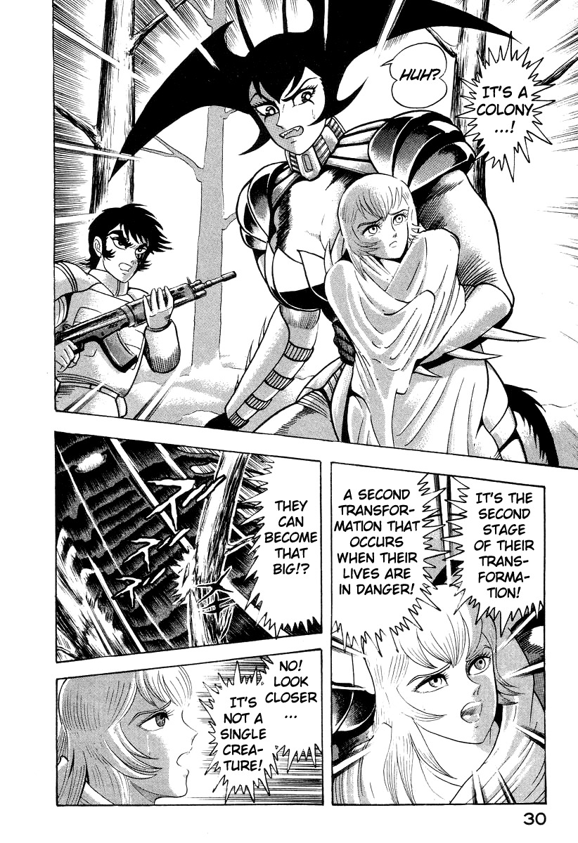 Devilman Lady Chapter 14 page 36 - Chapter 14: Battle in the Snow (2)