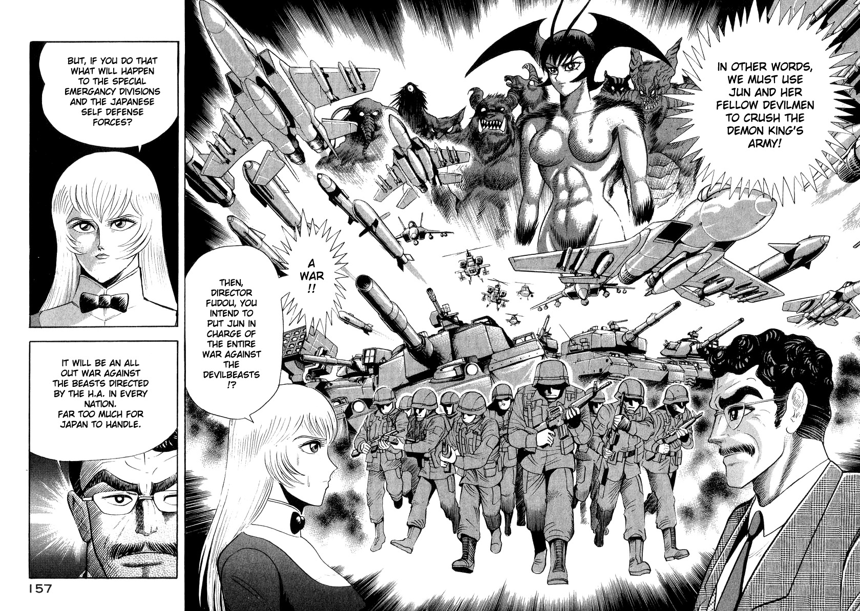 Devilman Lady Chapter 40 page 11 - Chapter 40: Eyes Shining in the Dark