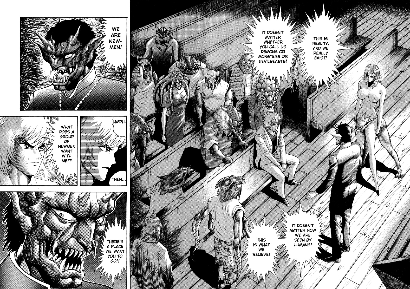 Devilman Lady Chapter 44 page 10 - Chapter 44: The Religion of Dante