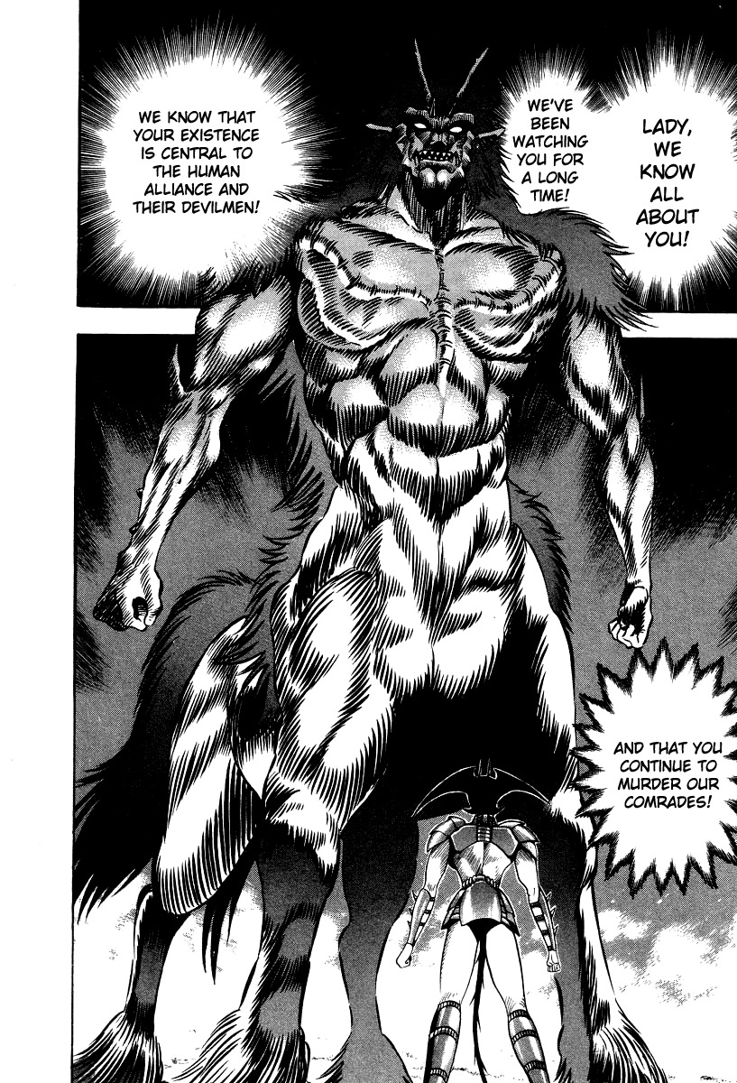 Devilman Lady Chapter 53 page 22 - Chapter 53: Head of the Demon Lord