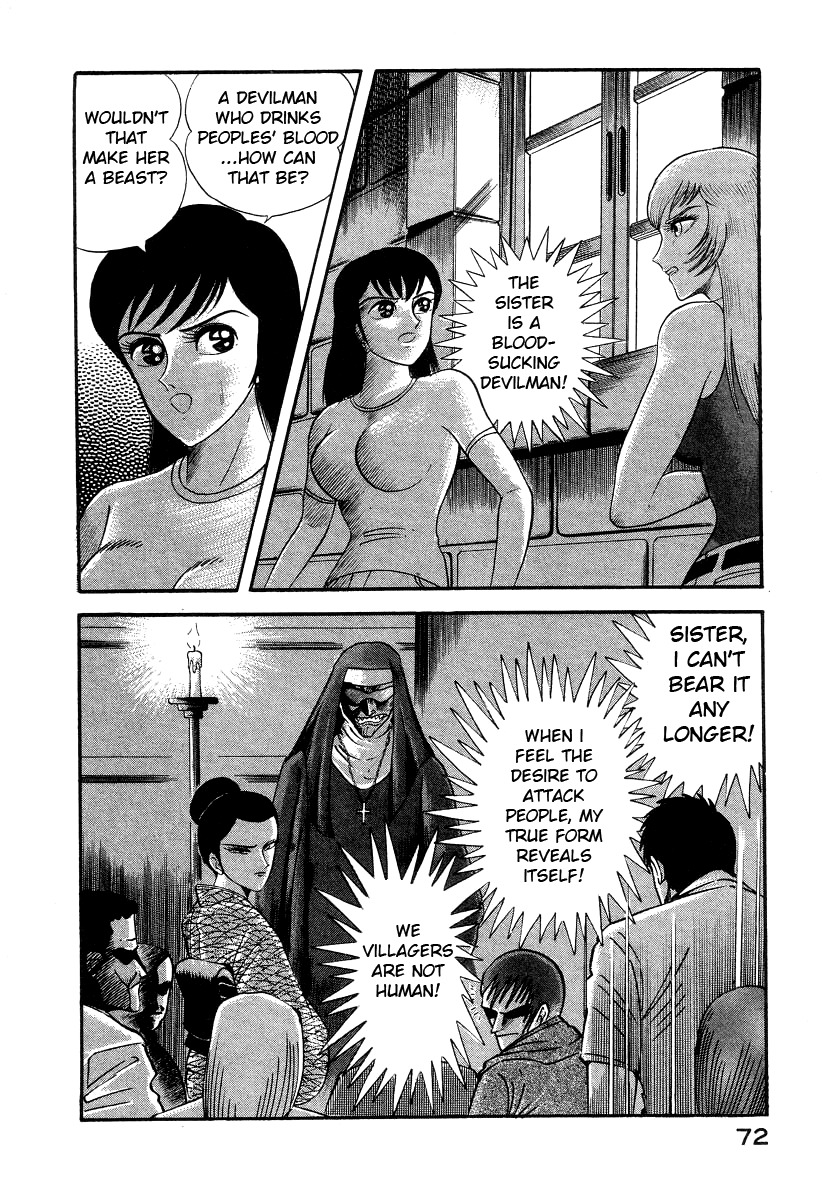 Devilman Lady Chapter 7 page 78 - Chapter 7: The Bloodsucking Village