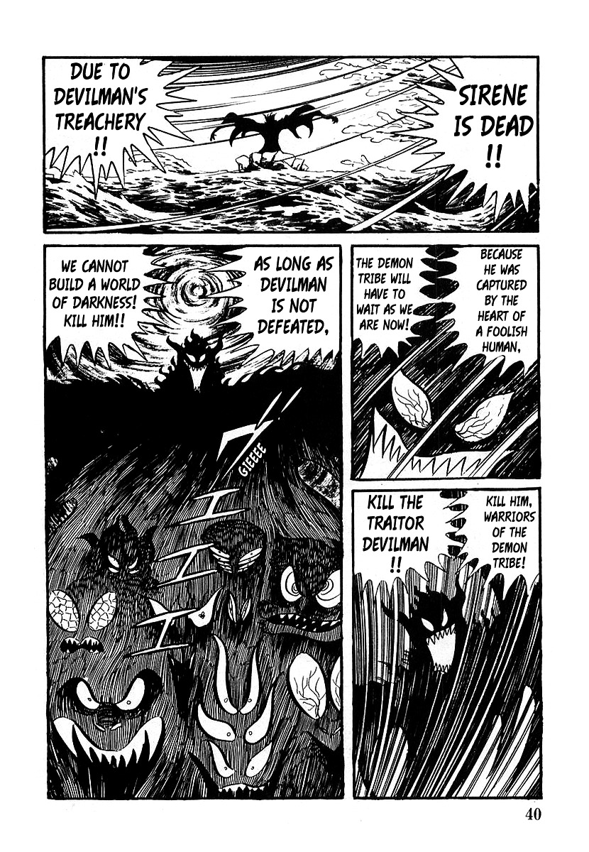 Devilman (Mitsuru Hiruta) Chapter 1 page 44 - Chapter 1 : The Wicked Sirene