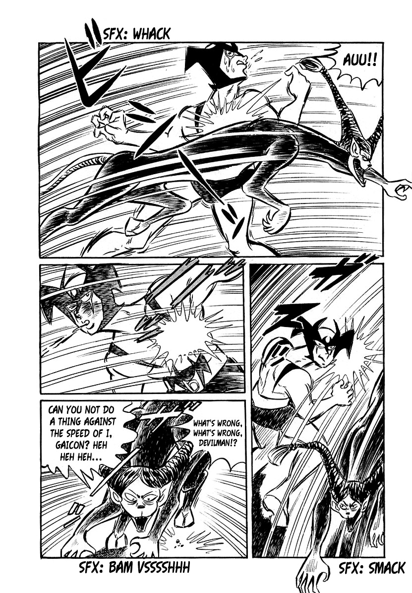Devilman (Mitsuru Hiruta) Chapter 11 page 28 - Chapter 11 : The Wicked Gaicon