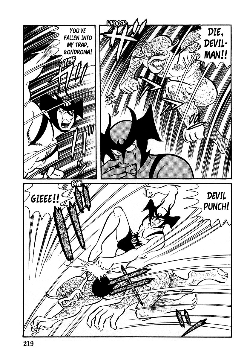 Devilman (Mitsuru Hiruta) Chapter 6 page 35 - Chapter 6 : The Wicked Gondroma