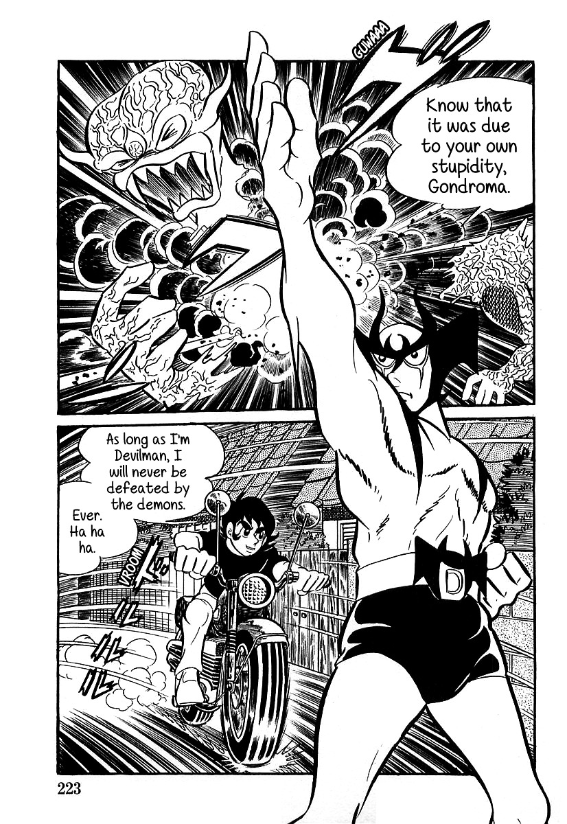 Devilman (Mitsuru Hiruta) Chapter 6 page 39 - Chapter 6 : The Wicked Gondroma