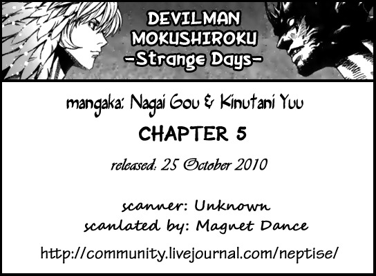 Devilman Mokushiroku - Strange Days Chapter 5 page 40 - Chapter 5: Wish you were here