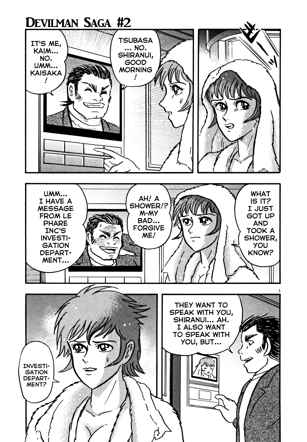 Devilman Saga Chapter 13 page 3 - Chapter 13: Residual Thoughts