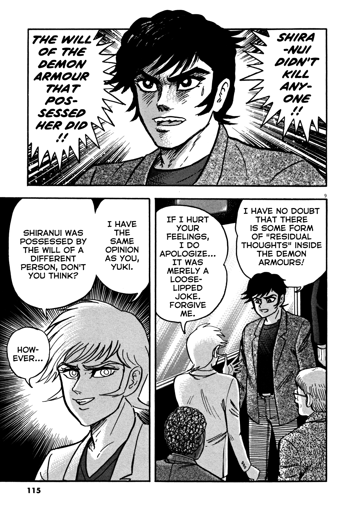 Devilman Saga Chapter 13 page 9 - Chapter 13: Residual Thoughts