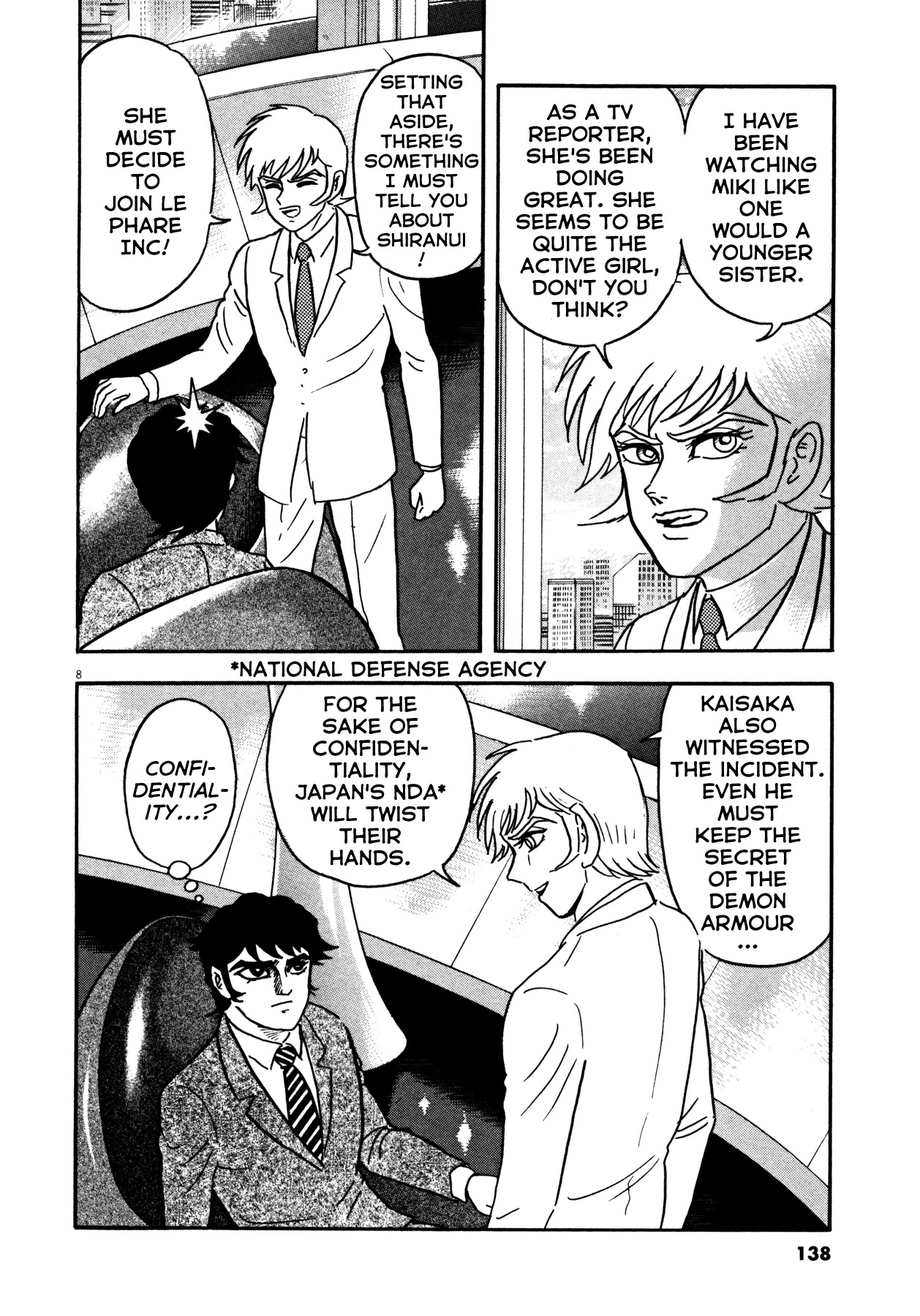 Devilman Saga Chapter 14 page 8 - Chapter 14: Capturing The "Keys"