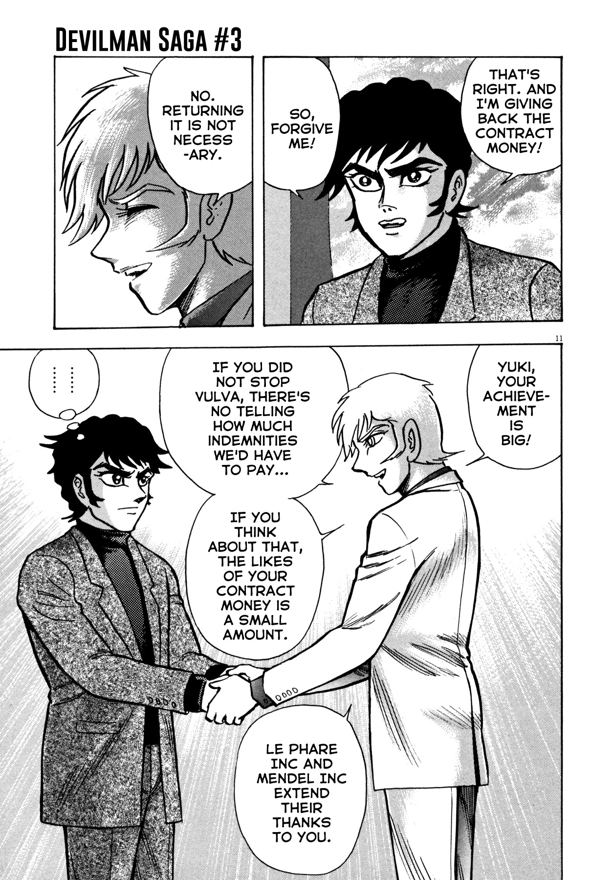 Devilman Saga Chapter 23 page 11 - Chapter 23: The Acknowledgment of Secrets