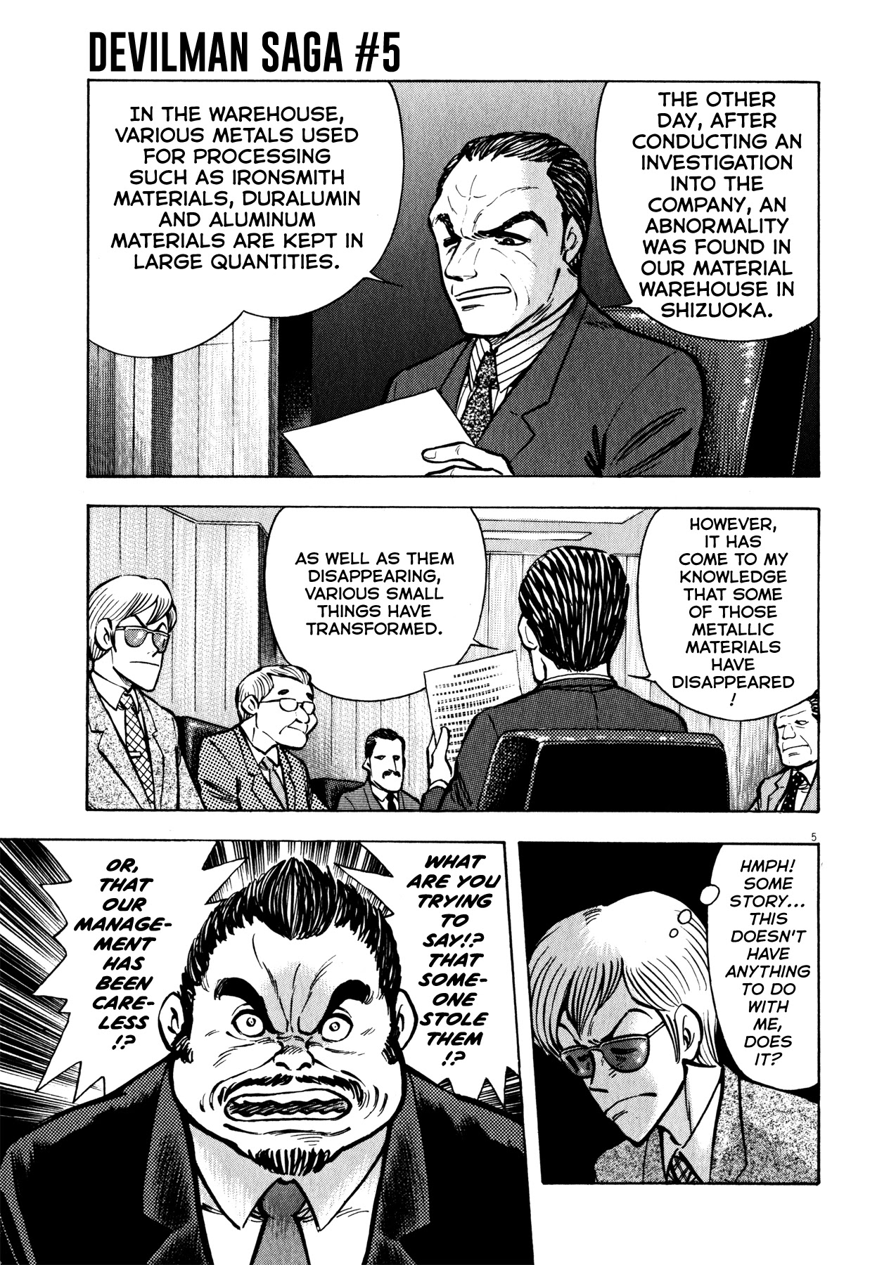 Devilman Saga Chapter 37 page 5 - Chapter 37: The Armour's Devilmen
