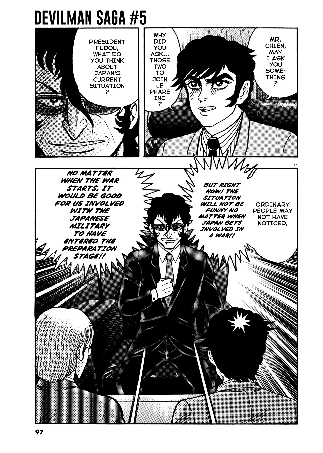 Devilman Saga Chapter 38 page 11 - Chapter 38: Trends of the Demons