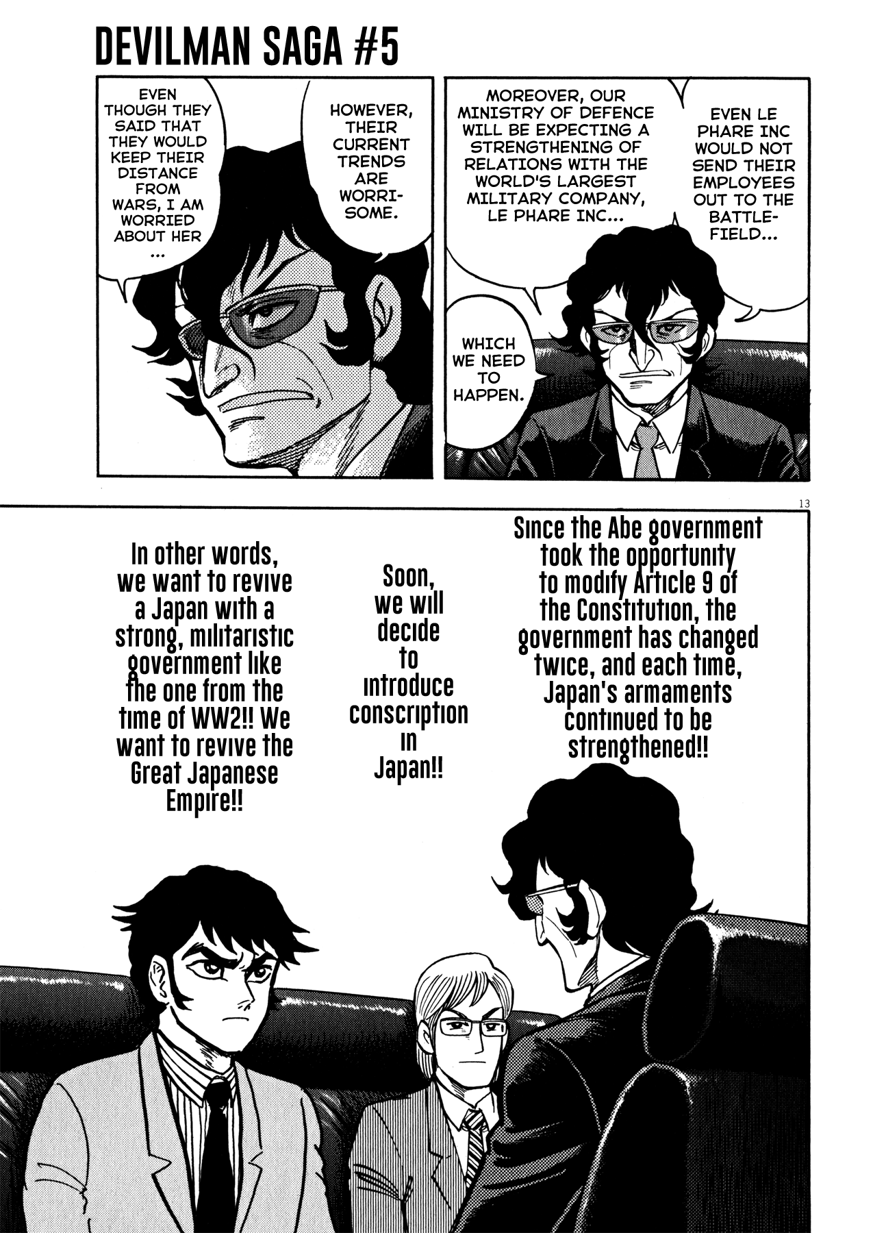 Devilman Saga Chapter 38 page 13 - Chapter 38: Trends of the Demons