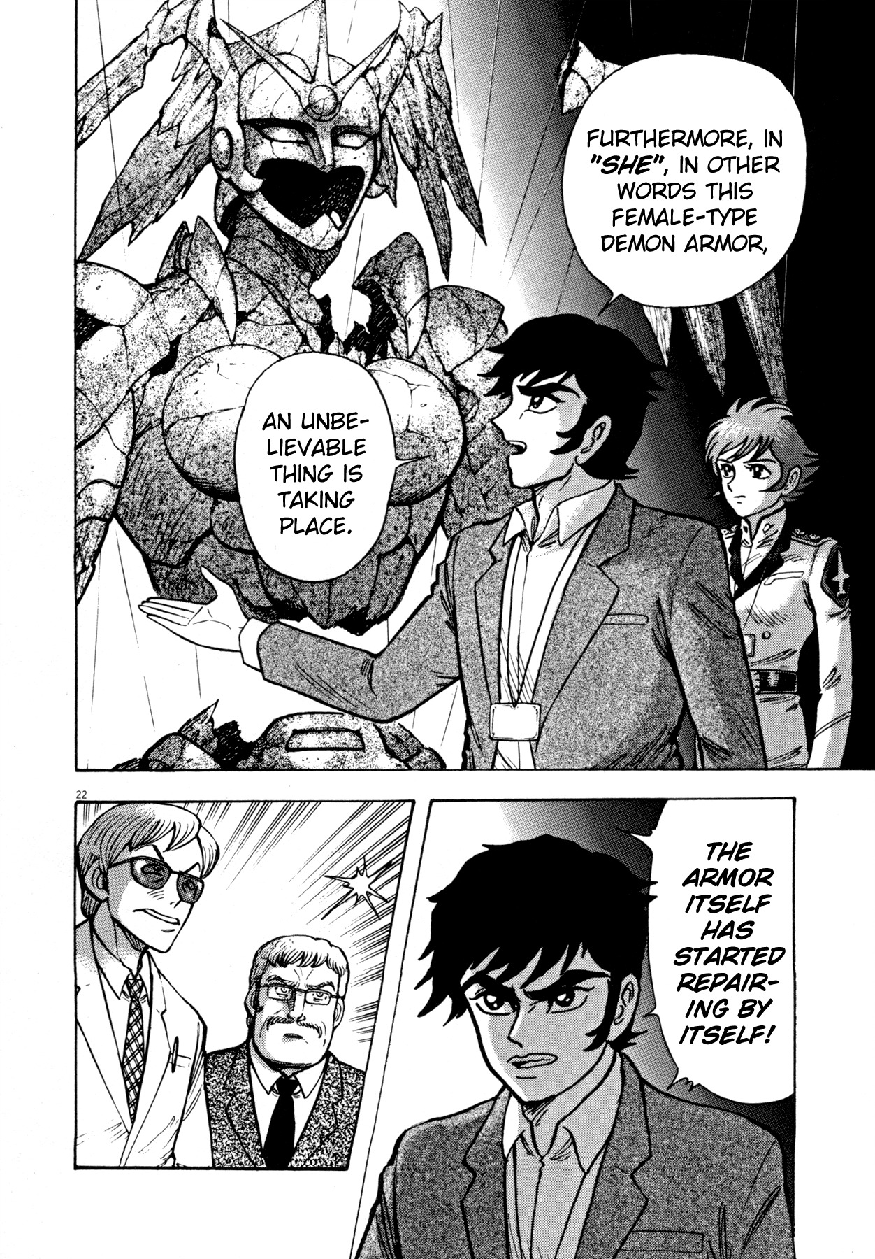 Devilman Saga Chapter 4 page 22 - Chapter 4: Living Armor