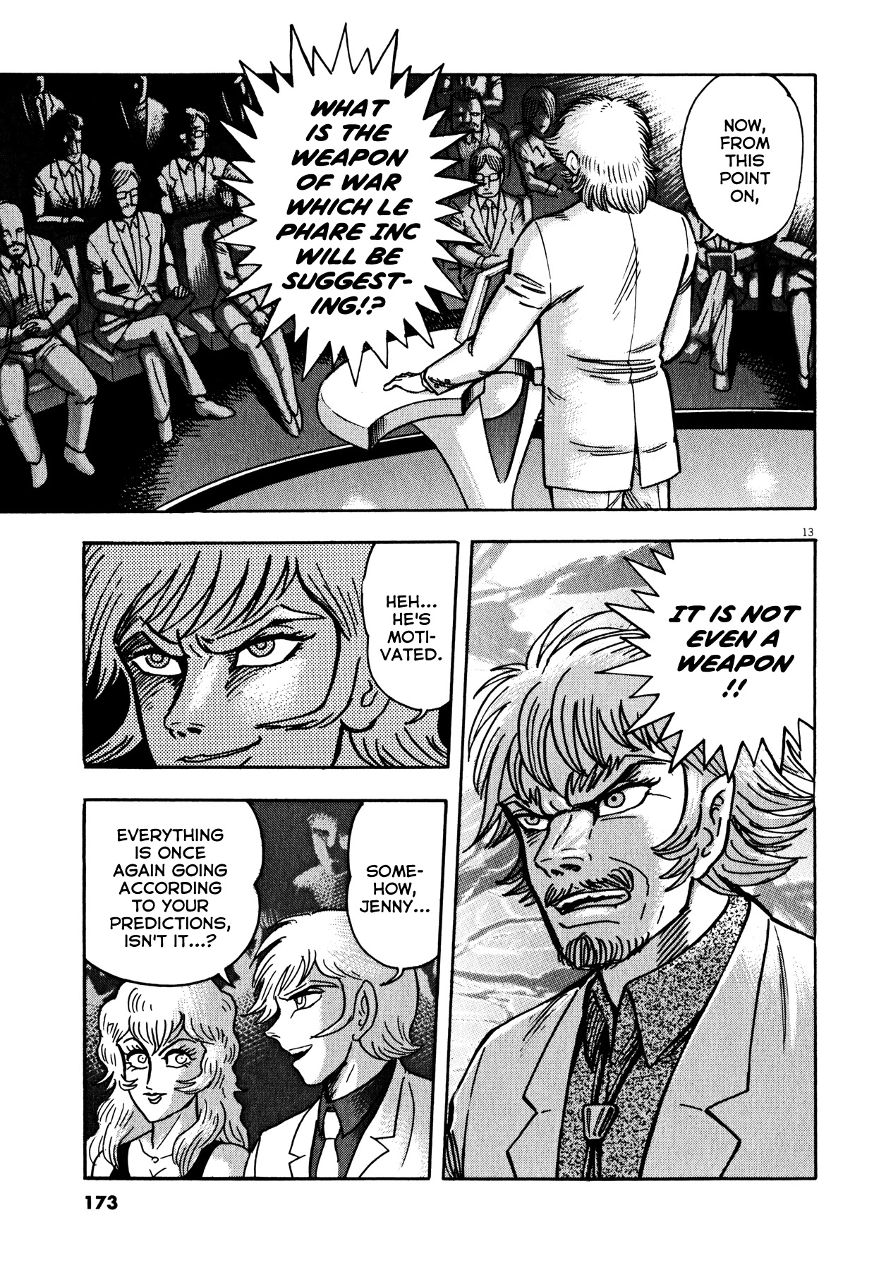 Devilman Saga Chapter 41 page 12 - Chapter 41: The Three-Headed Monster