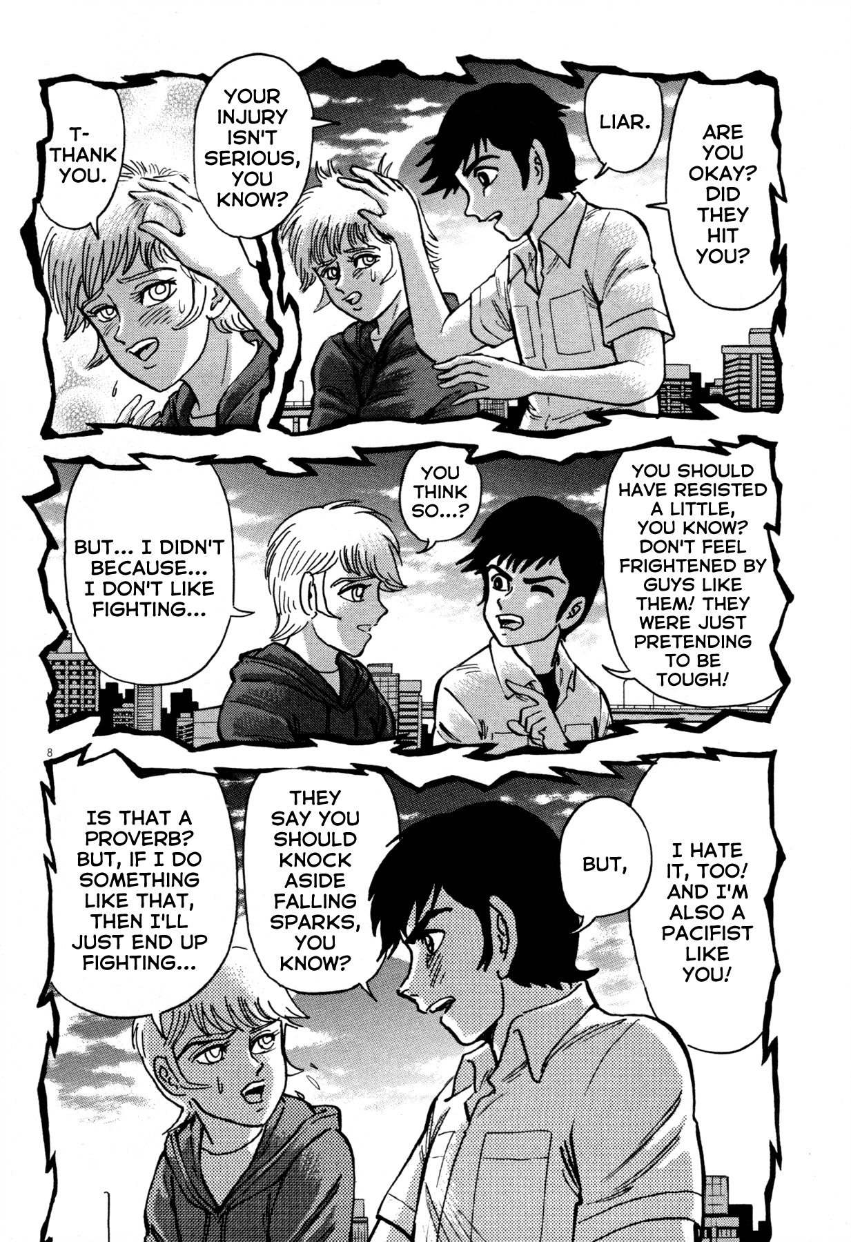 Devilman Saga Chapter 7 page 8 - Chapter 7: Path to the Demon