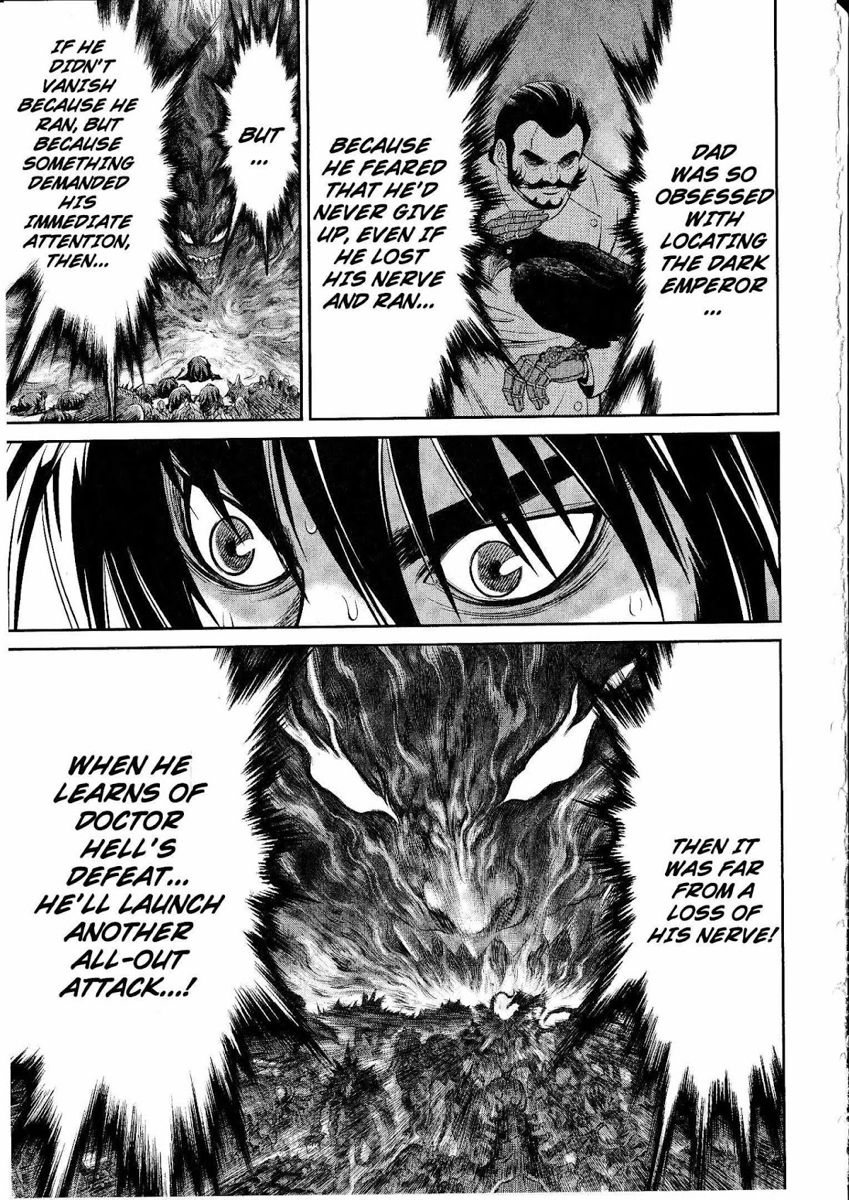 Devilman Tai Yami no Teiou Chapter 12 page 21 - Chapter 12: The Fortress