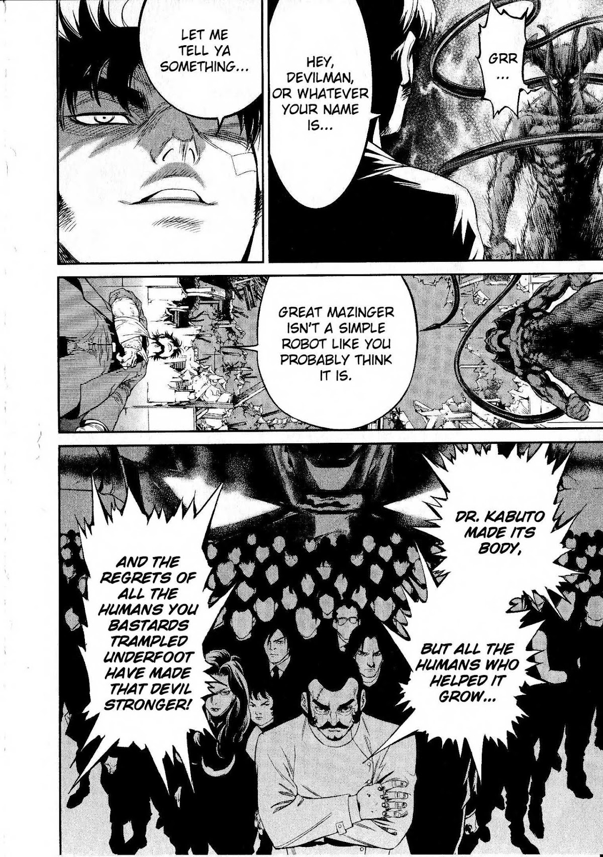 Devilman Tai Yami no Teiou Chapter 14 page 34 - Chapter 14: Tsurugi Tetsuya