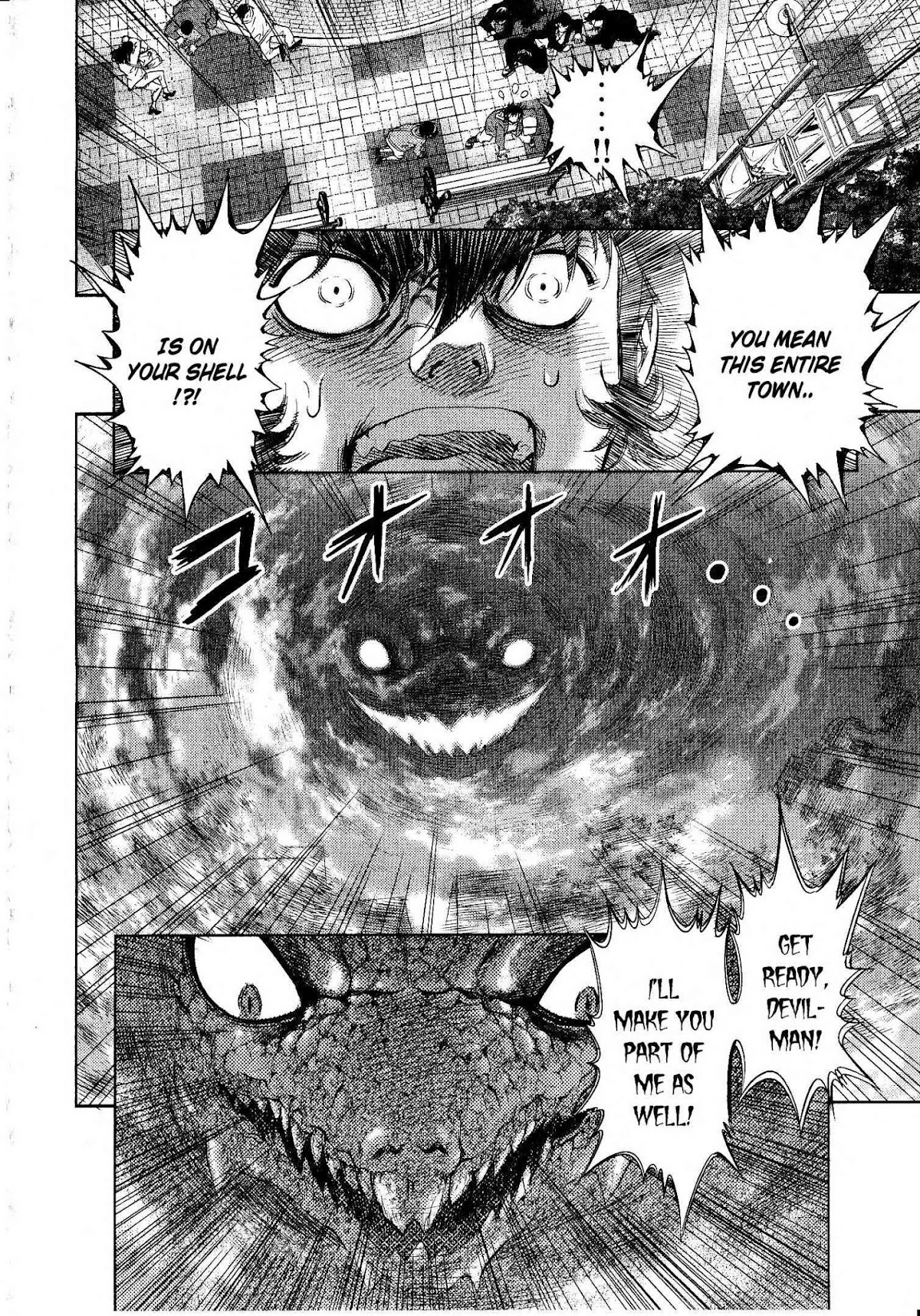 Devilman Tai Yami no Teiou Chapter 5 page 28 - Chapter 5: Miki's Town