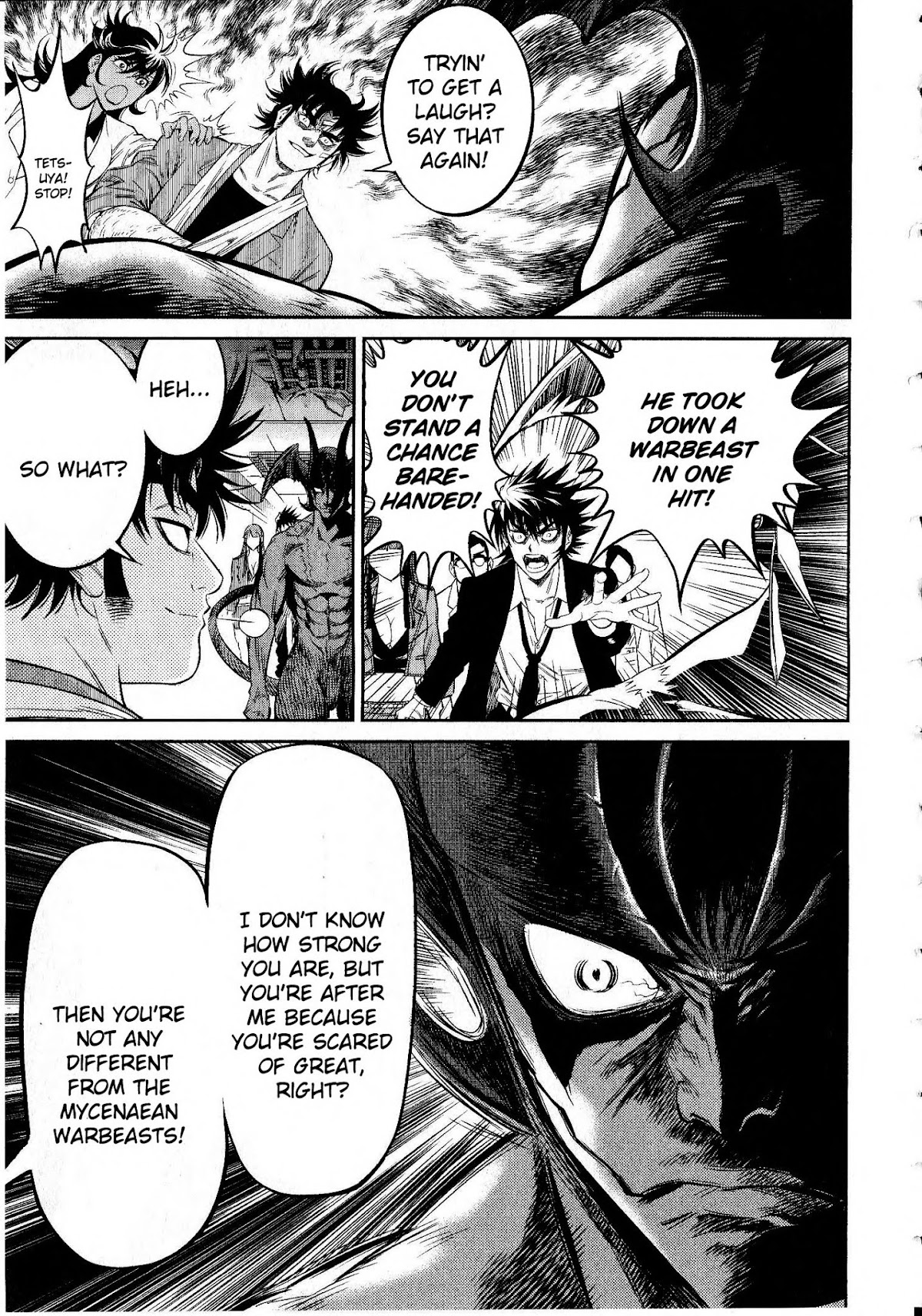 Devilman vs. Hades Chapter 14 page 33 - Chapter 14: Tsurugi Tetsuya