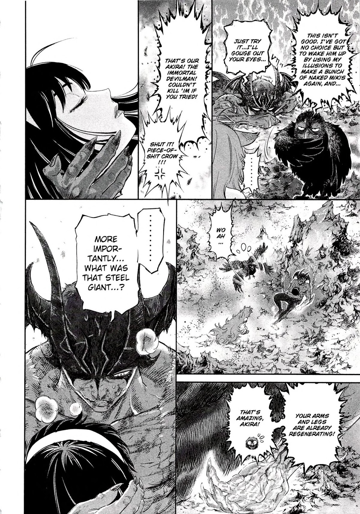 Devilman vs. Hades Chapter 8 page 28 - Chapter 8: The Shuddering Dark