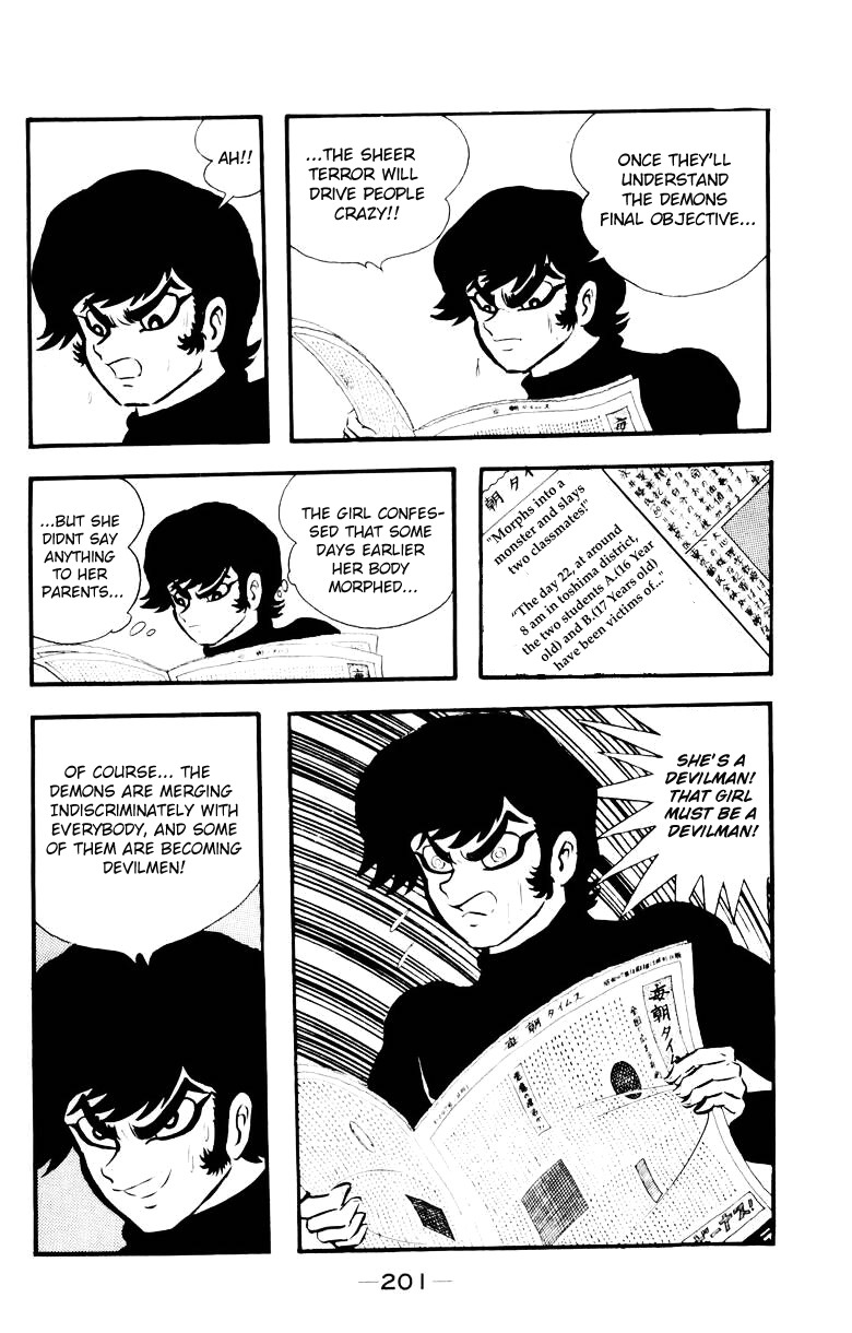 Devilman Chapter 3.0 page 194 - Vol.3