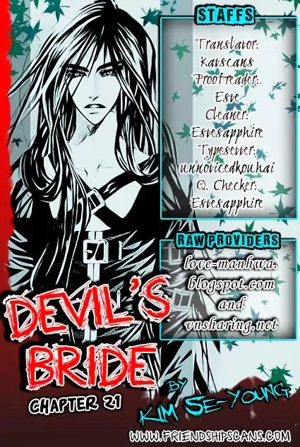 Devil's Bride (KIM Sae Young) Chapter 21 page 1 - Chapter 21: The Devil's Bride
