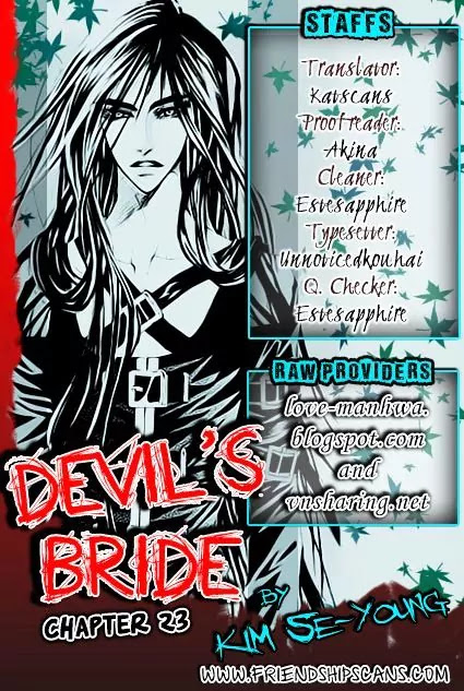Devil's Bride (KIM Sae Young) Chapter 23 page 1 - Chapter 23: I can hear your voice