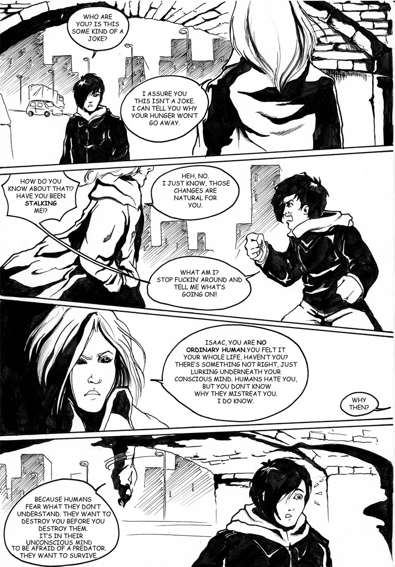 Dhampyr Chapter 1.2 page 13 - Chapter 1 v2 : A Monster Awakens.