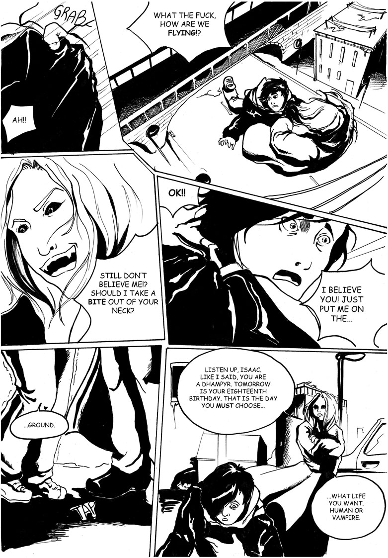 Dhampyr Chapter 1.2 page 15 - Chapter 1 v2 : A Monster Awakens.