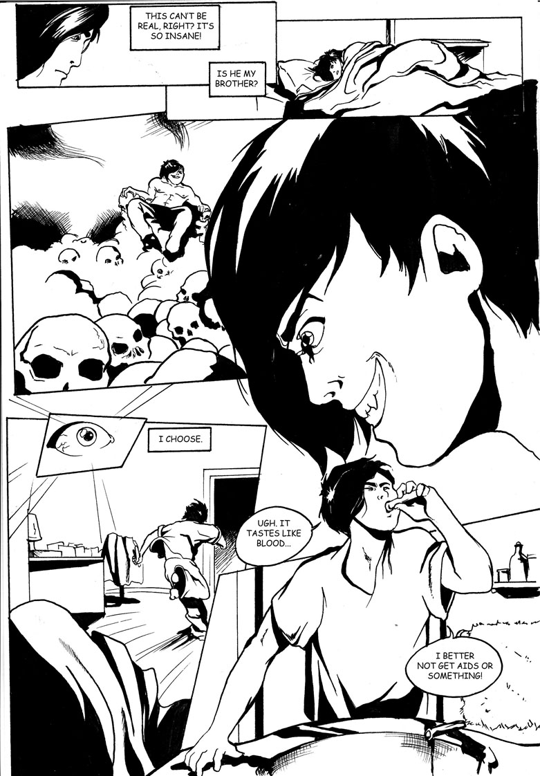 Dhampyr Chapter 1.2 page 17 - Chapter 1 v2 : A Monster Awakens.