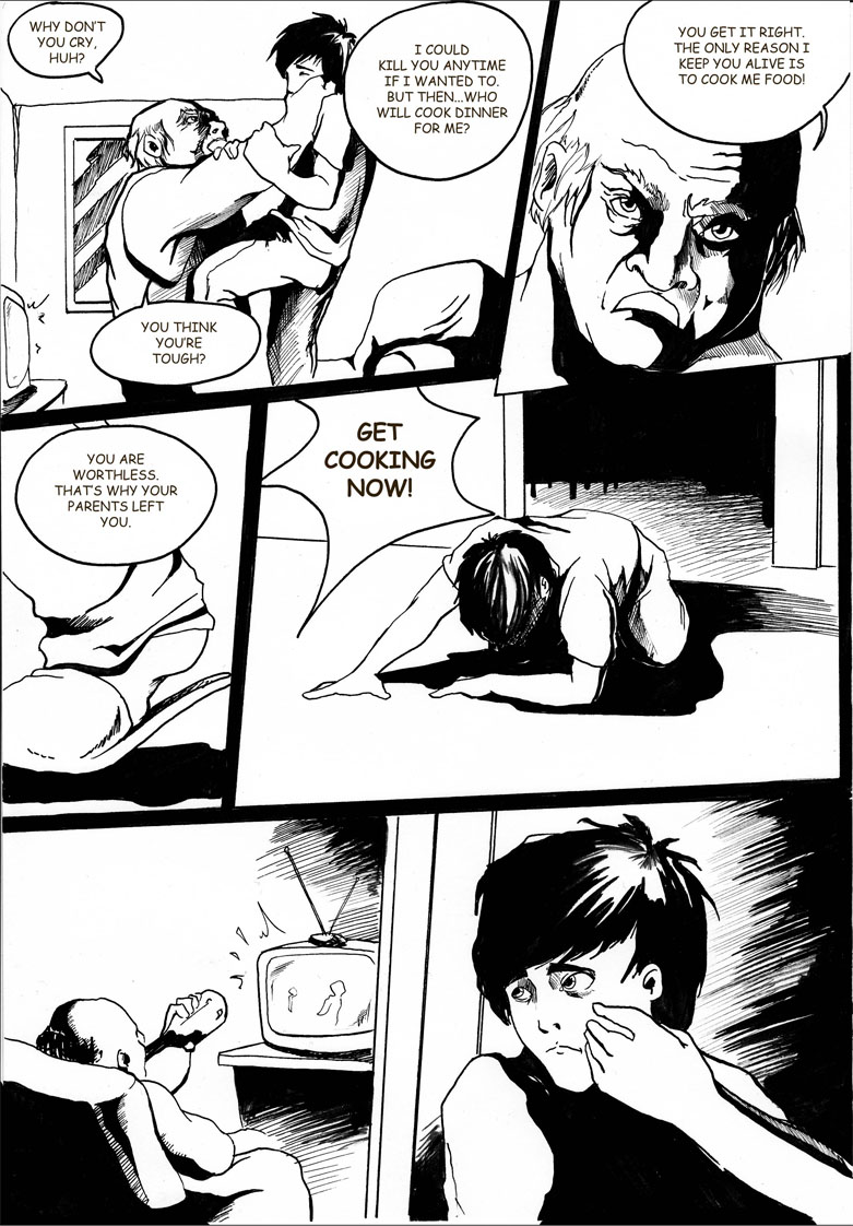 Dhampyr Chapter 1.2 page 5 - Chapter 1 v2 : A Monster Awakens.
