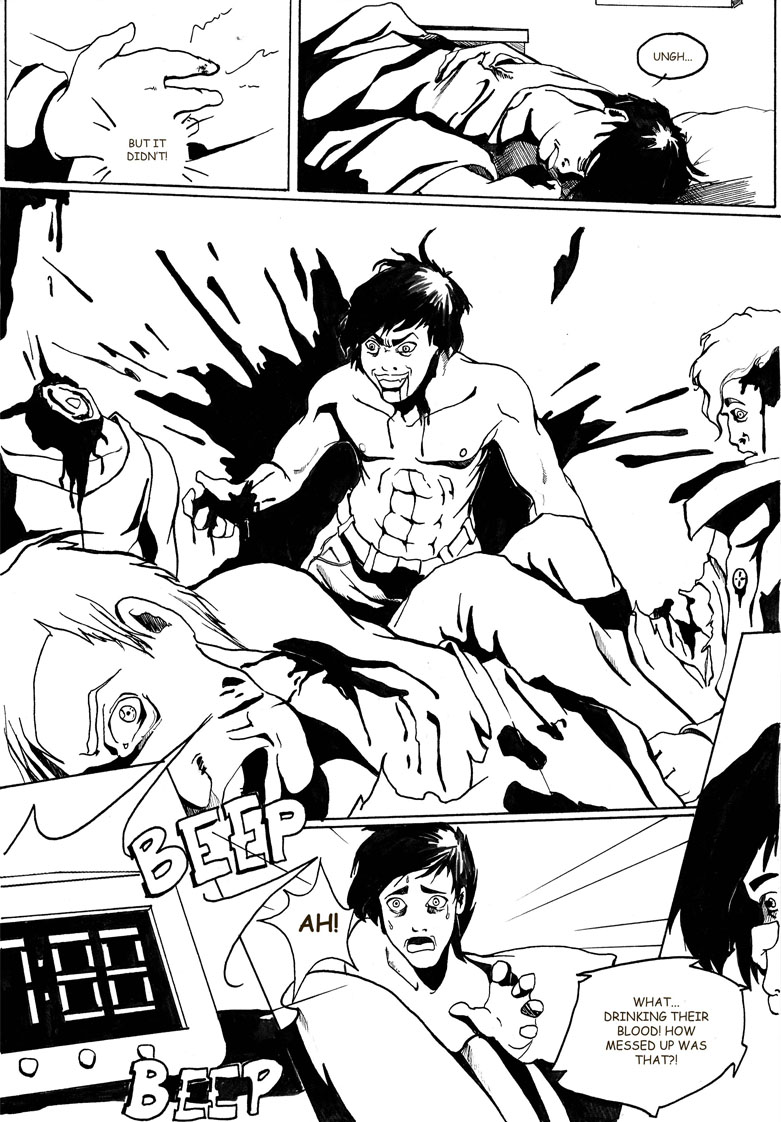 Dhampyr Chapter 1.2 page 9 - Chapter 1 v2 : A Monster Awakens.