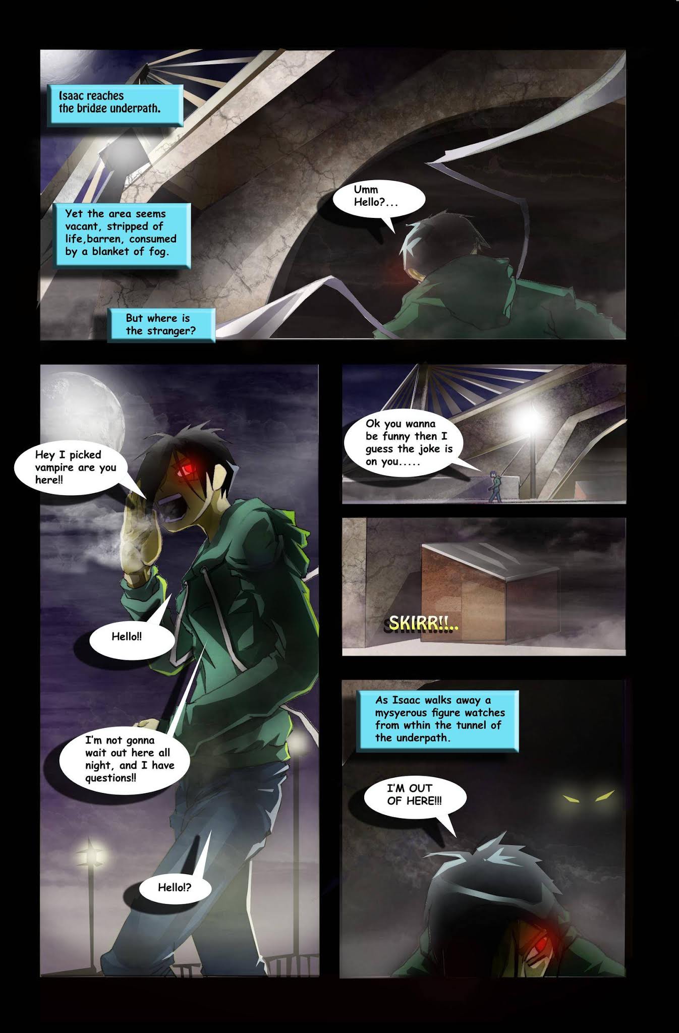 Dhampyr Chapter 2 page 1 - Chapter 2 : The Abuser Falls