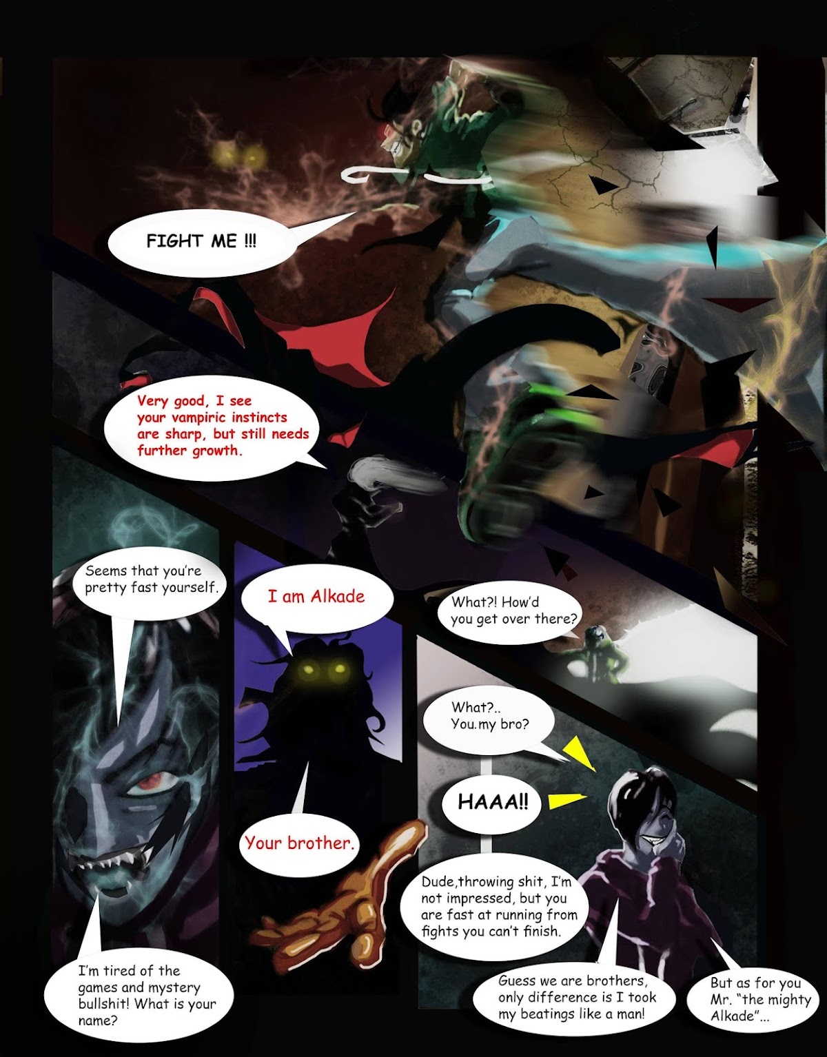 Dhampyr Chapter 2 page 3 - Chapter 2 : The Abuser Falls