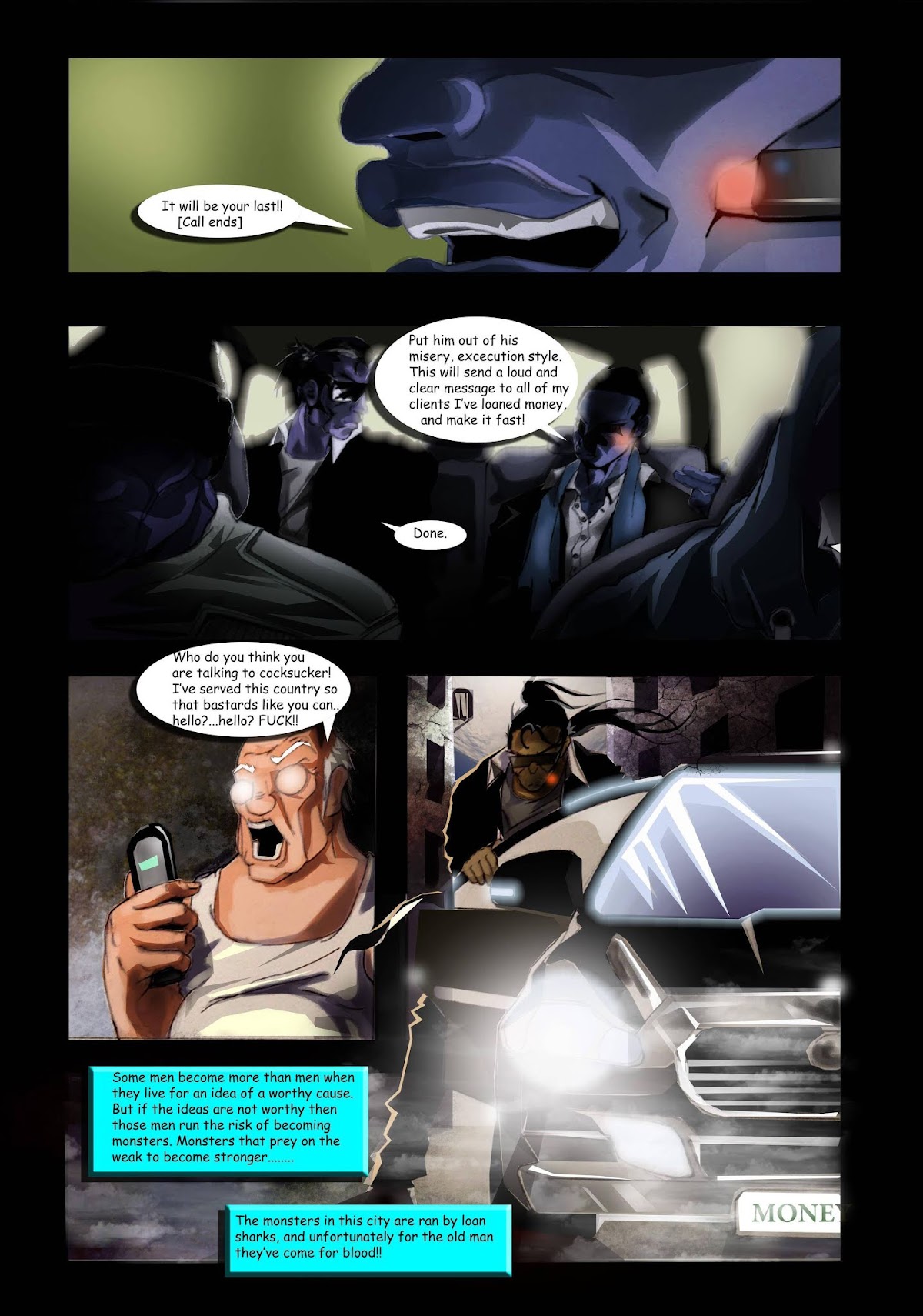 Dhampyr Chapter 2 page 8 - Chapter 2 : The Abuser Falls