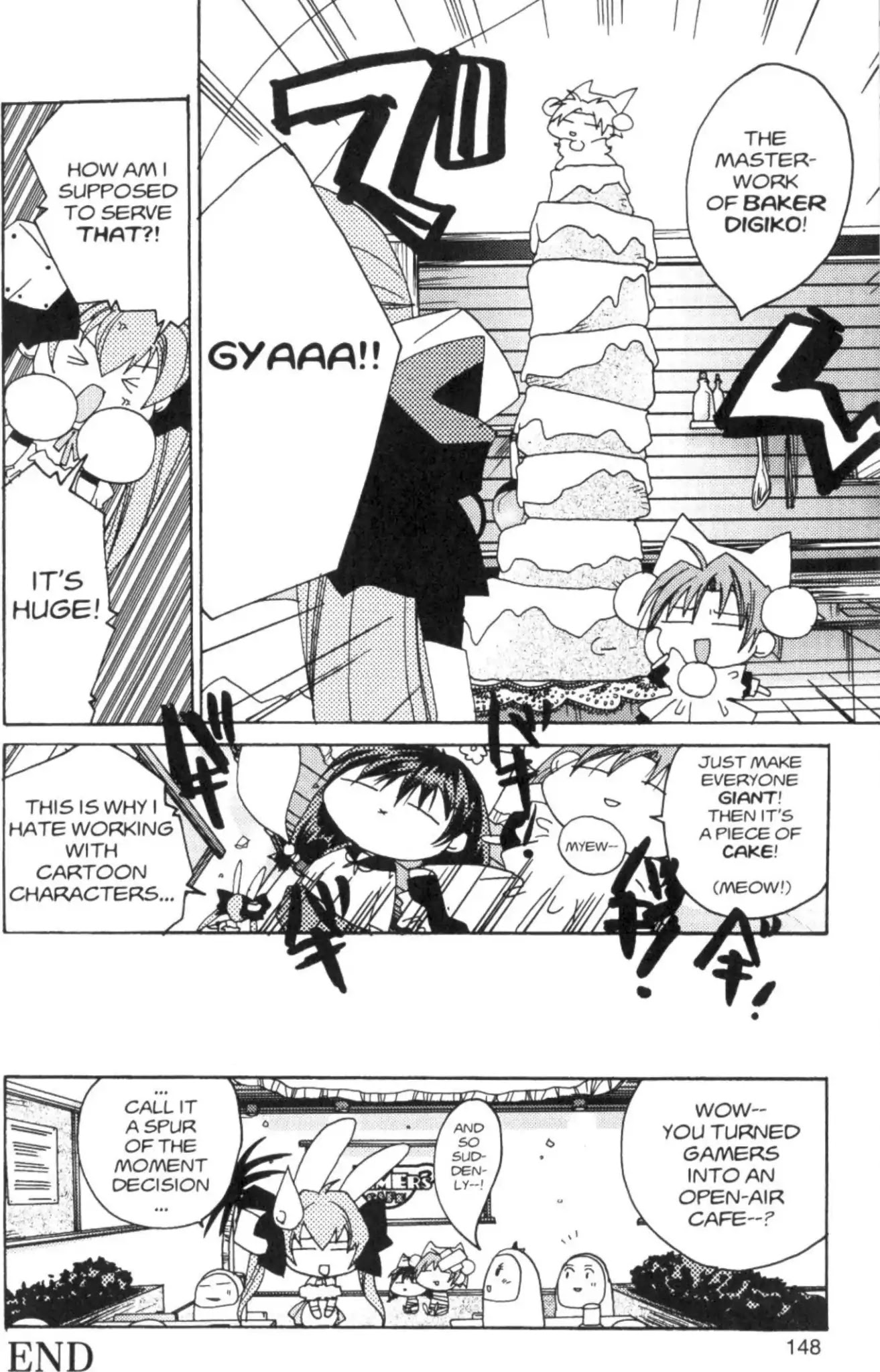 Di Gi Charat Chapter 20 page 8 - Chapter 20: Di Gi Charat... Bonus Story: Digiko's Tea Shop (Koge-Donbo)