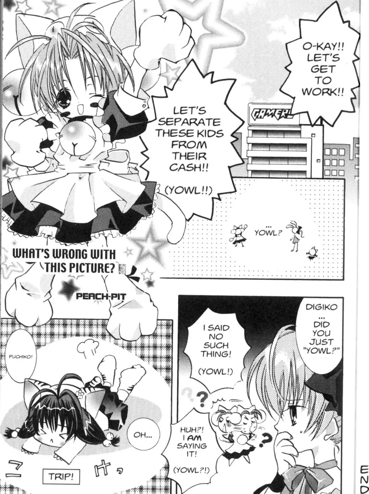 Di Gi Charat Chapter 23 page 1 - Chapter 23: What's Wrong with this Picture? (PEACH-PIT)