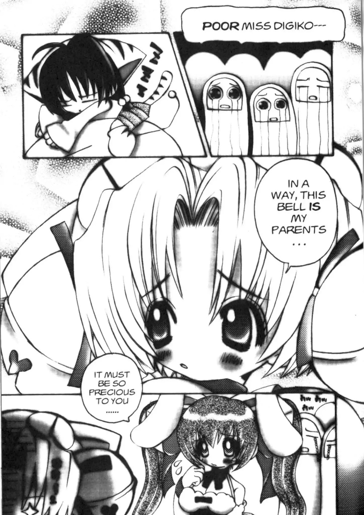 Di Gi Charat Chapter 9 page 7 - Chapter 9: The Mystery of the Bell (Hanamaru Togawa)