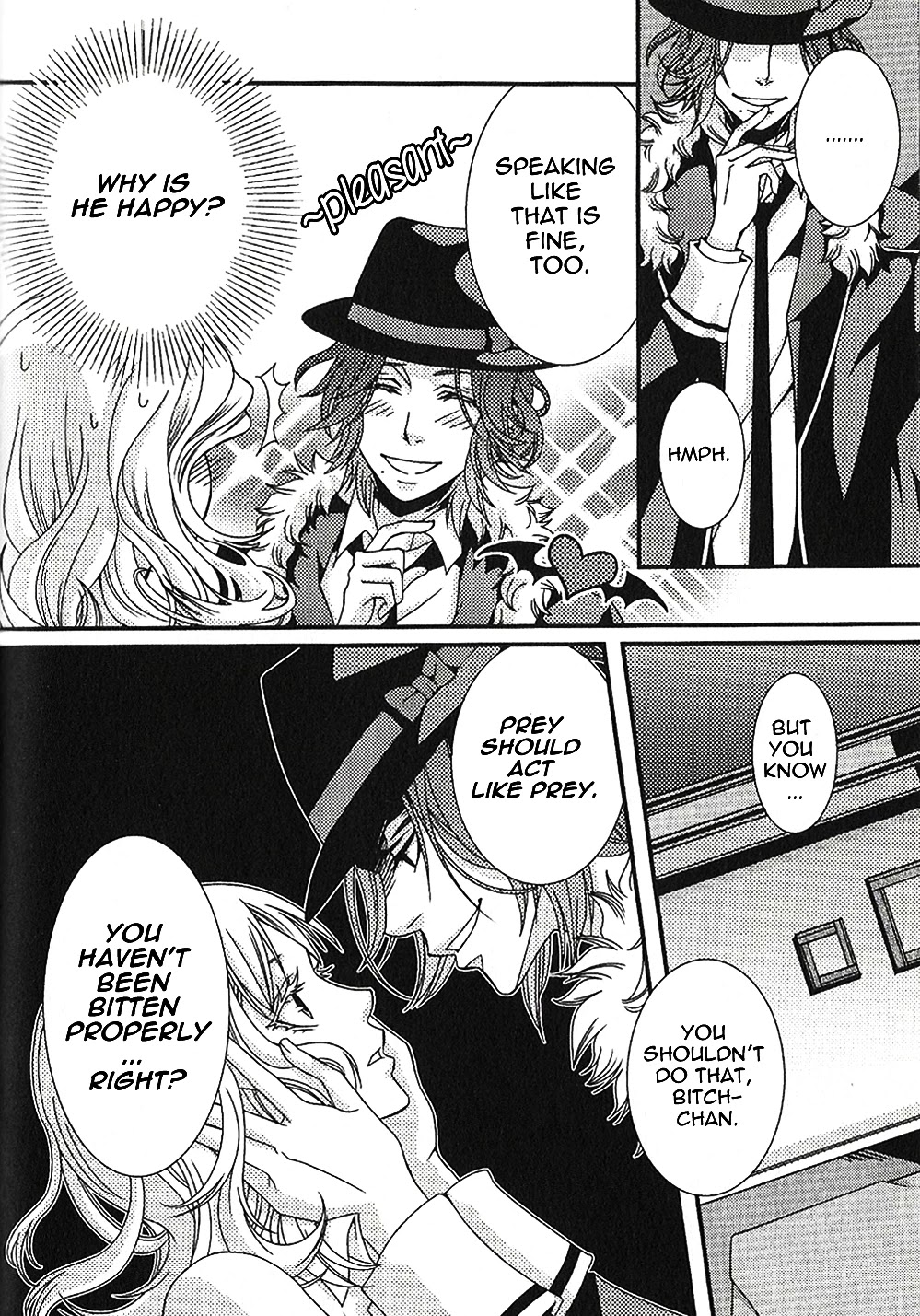 DIABOLIK LOVERS Anthology Cardinal Chapter 8 page 4 - Chapter 8: Vampires Are Hungry (Kuroi Kazushi)