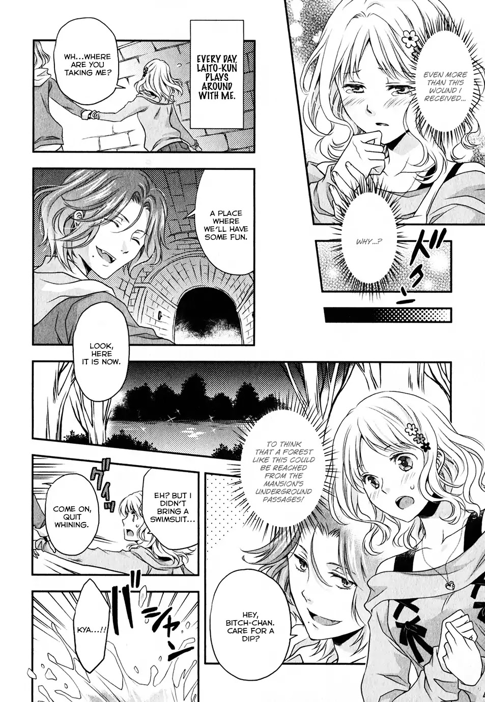Diabolik Lovers: Sequel - Ayato, Laito, Subaru Arc Chapter 0.5 page 8 - Chapter: Laito Sakamaki