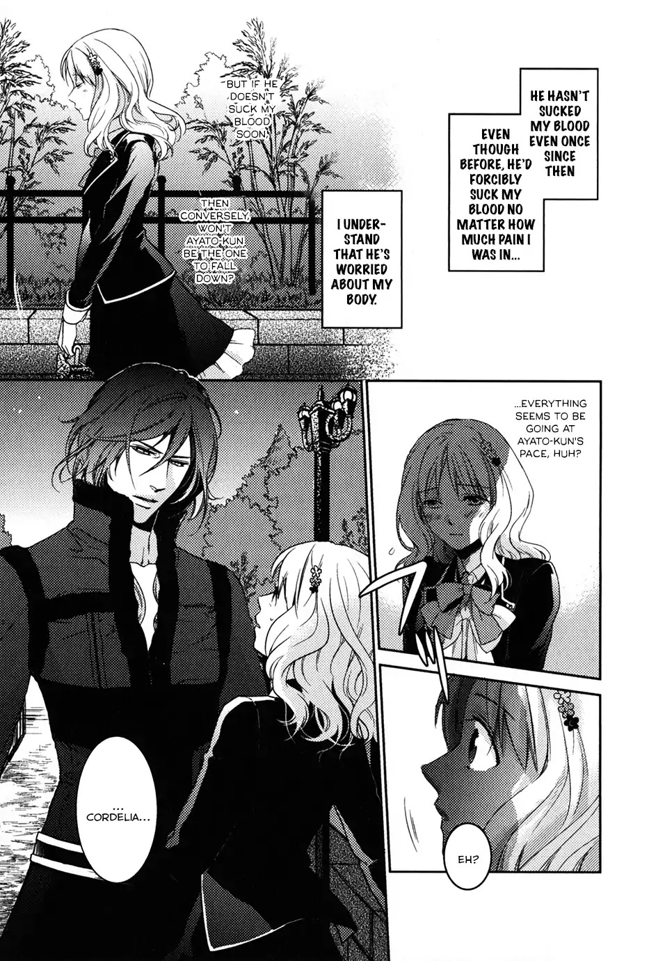 Diabolik Lovers: Sequel - Ayato, Laito, Subaru Arc Chapter 0 page 22 - Chapter: Ayato Sakamaki