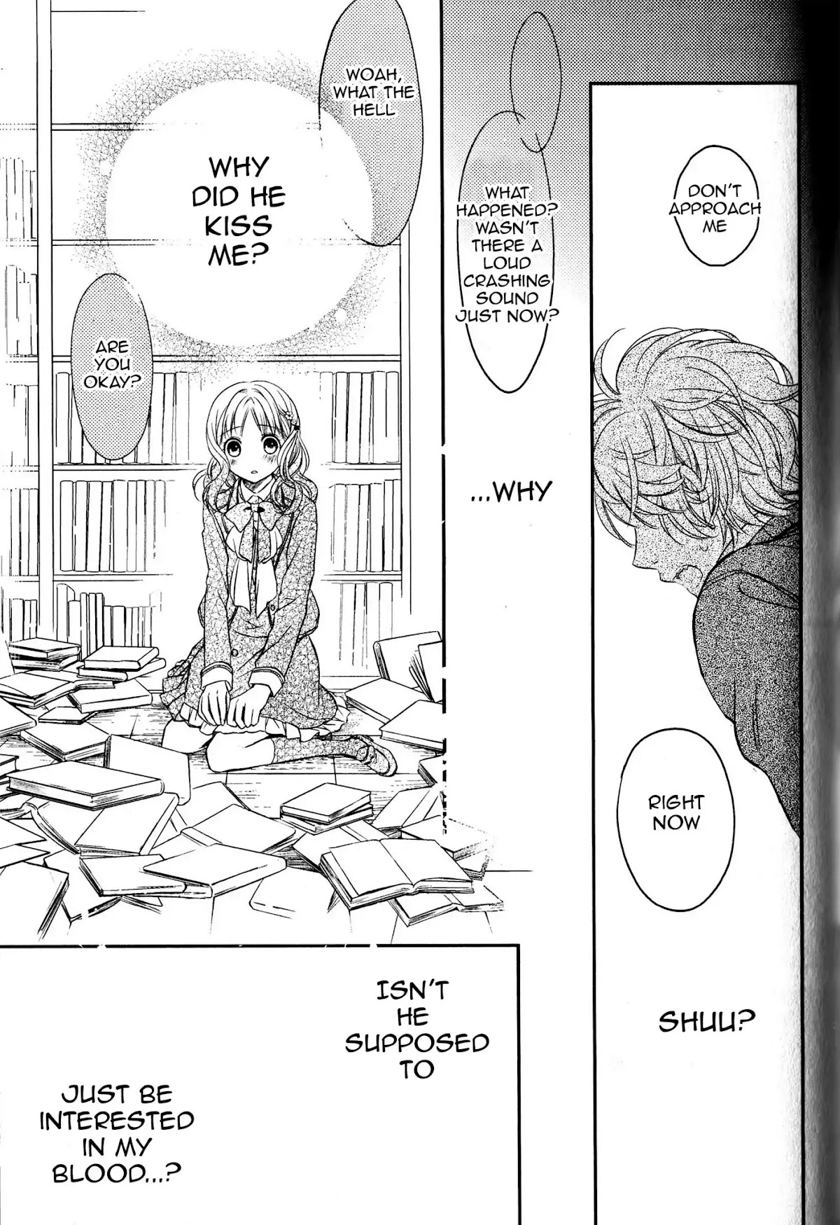 Diabolik Lovers: Sequel - Kanato, Shuu, Reiji Arc Chapter 0.6 page 27 - Chapter: Shuu Sakamaki