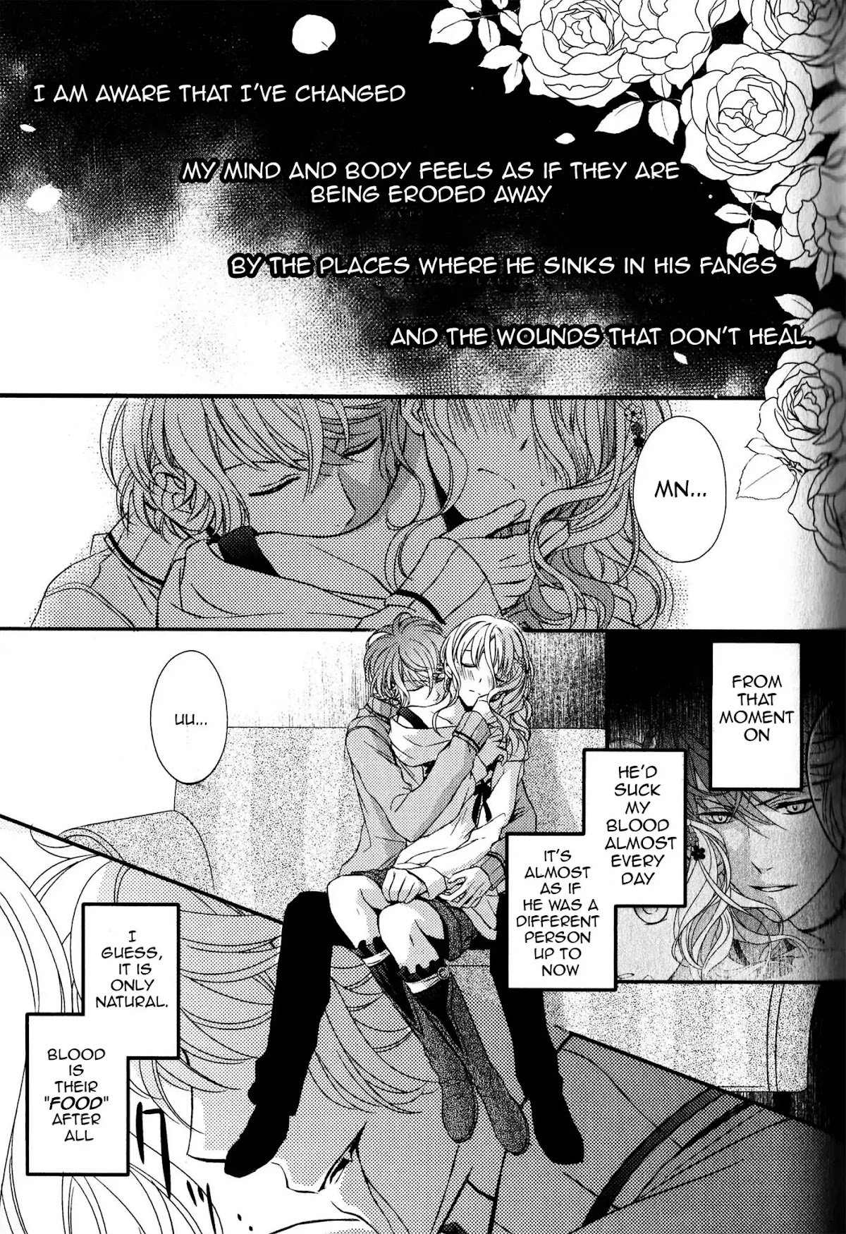 Diabolik Lovers: Sequel - Kanato, Shuu, Reiji Arc Chapter 0.6 page 3 - Chapter: Shuu Sakamaki