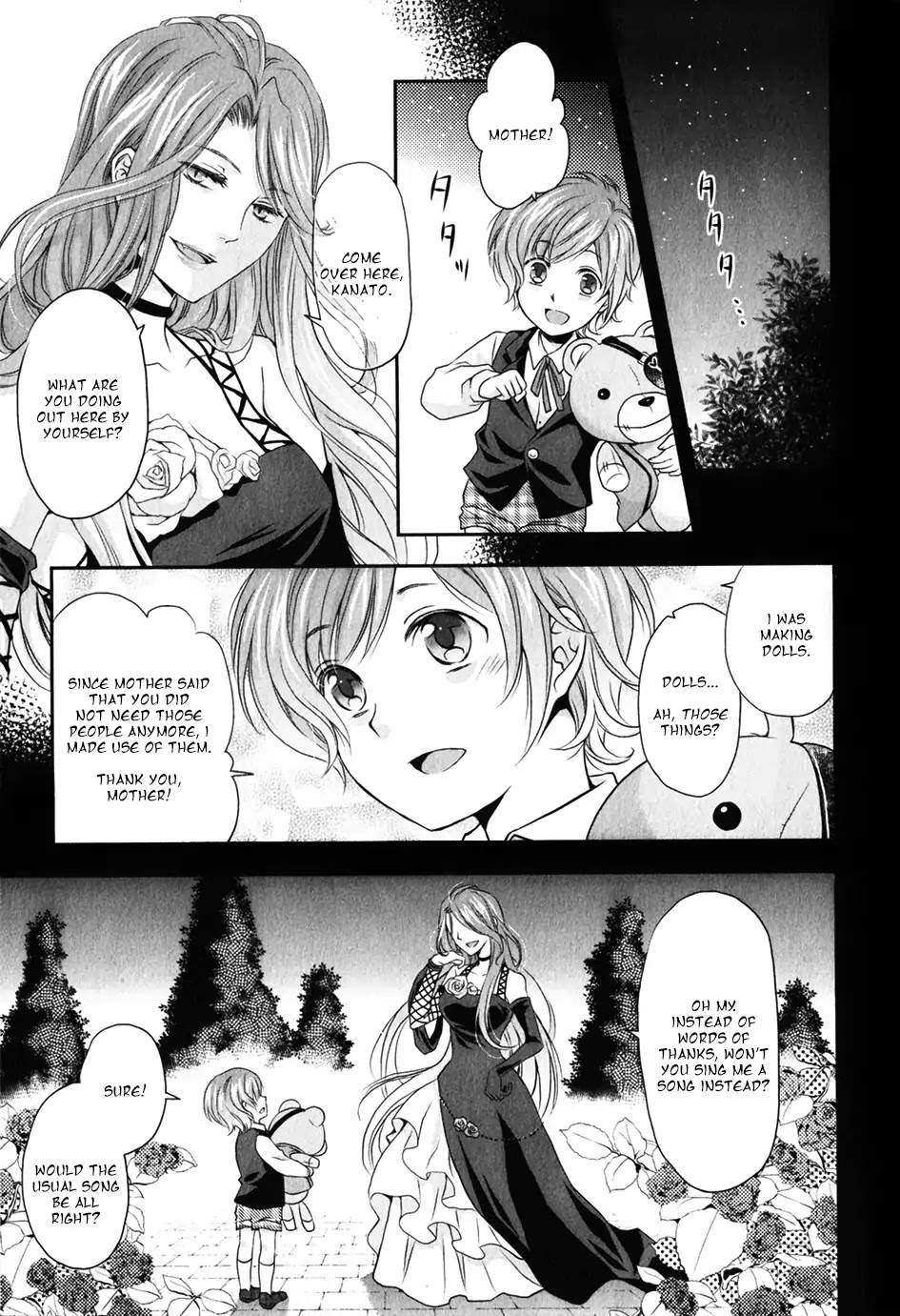 Diabolik Lovers: Sequel - Kanato, Shuu, Reiji Arc Chapter 0 page 3 - Chapter: Kanato Sakamaki