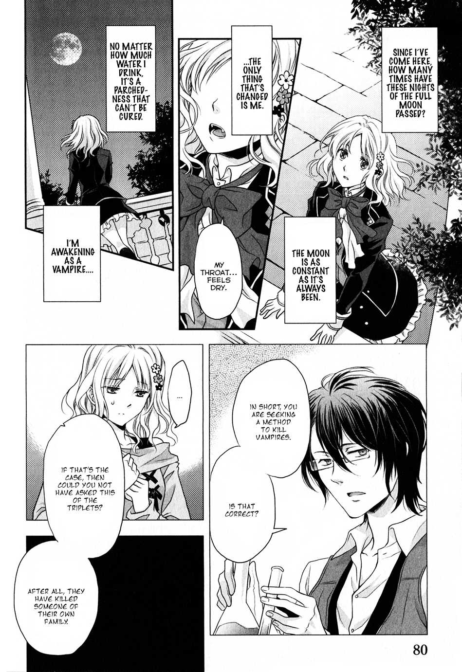 Diabolik Lovers Sequel Chapter 1.2 page 28 - Vol.1 Chapter 2: Laito Sakamaki - Second Part